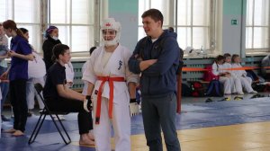 Филиппова Ксения/2 бой. Соревнования по киокушин среди девушек. STRUIN DOJO