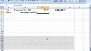 Excel 2007 Custom Format