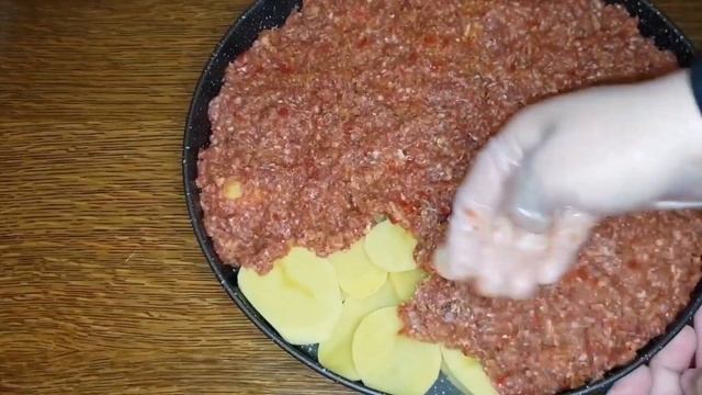 КАРТОФЕЛЬНАЯ ЗАПЕКАНКА С ФАРШЕМ/Вкуснее я не пробовала
