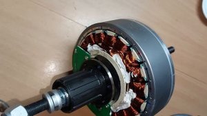 Разборка редукторного двикателя BAFANG 48V 750W высокооборотистый, под кассету