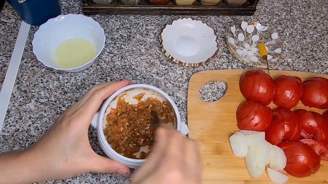 Закуска из маринованных помидор. #закуска #томаты #помидор #маринады #помидоры смотреть онлайн