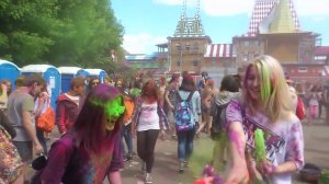 Фестиваль холи красок в Измайлово 6 июля 2015 г.