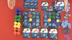 Reef, How to play (In English, board game, family game, abstract game)