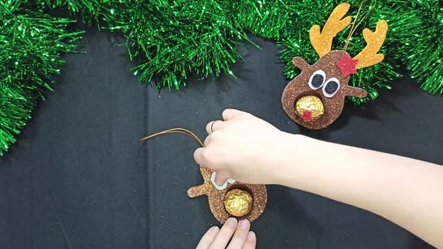 ?DIY Новогодний Декор ОЛЕНЁНОК из фоамирана? | Ёлочная игрушка |? DIY Christmas Decoration Deer смотреть онлайн