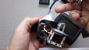 Подводная камера для зимней рыбалки, самодельная, и пульт управления настройками.