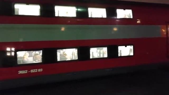 Электропоезд ЭШ1 - 000, двухэтажный аэроэкспресс, г. Москва