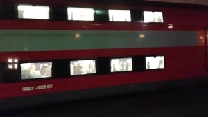 Электропоезд ЭШ1 - 000, двухэтажный аэроэкспресс, г. Москва