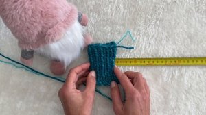 Sample socks Вяжем образец для носков спицами