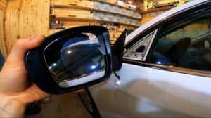 Как снять/заменить зеркало заднего вида Nissan Almera 2012-2018год