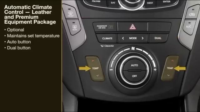 Santa Fe AN Automatic Climate Control смотреть онлайн