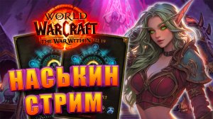 НАСЬКИН СТРИМ WORLD OF WARCRAFT THE WAR WITHIN 11.0 ВЫЛАЗКИ И МИФИКИ