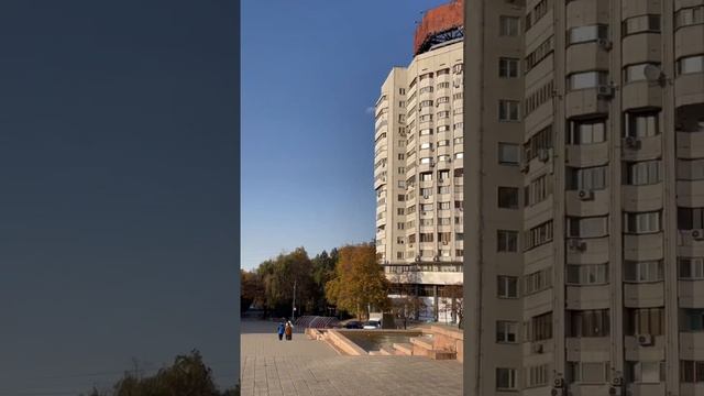 Алматы. Новая площадь. Улица Сатпаева- Байсеитовой. Kazakhstan. Almaty. October 2022