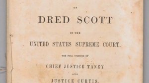 Dred Scott vs. Sandford: The Case That Changed The United States Forever