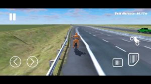 Motorcycle crash test Android gameplay | motorcycle ragdoll fall