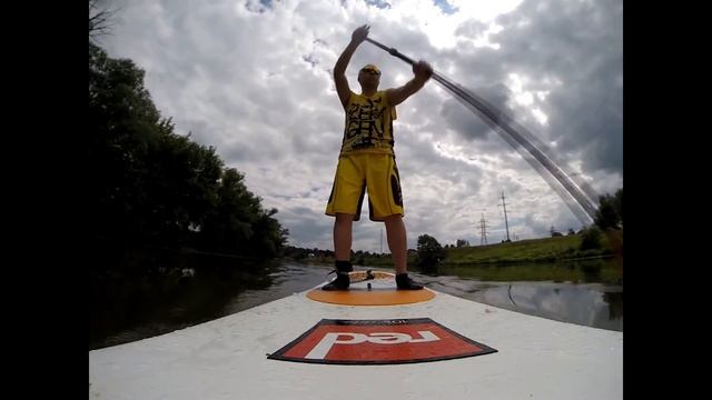 Sup Surf red paddle на реке Нара 2 смотреть онлайн