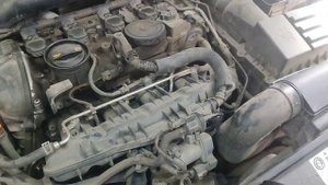 VW passat b6 1.8tsi 2008р діагностика та чищення паливних форсунок.