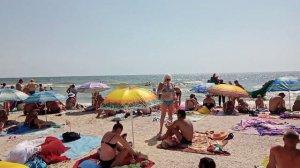 КИРИЛЛОВКА 2021/ОЧЕНЬ МНОГО ЛЮДЕЙ/АЗОВСКОЕ МОРЕ