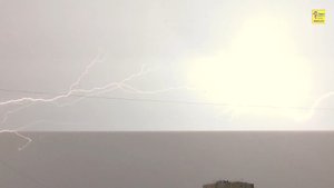 Гроза снятая на камеру