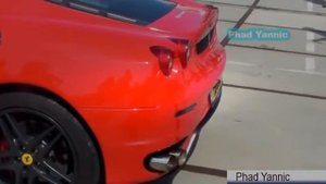 Феррари F430 Вт/ Кэпристо выхлоп - громкий рев & ускорений прекрасные звуки!