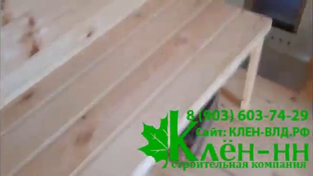 Каркасная баня 6 на 2.3 в Владимире под ключ смотреть онлайн