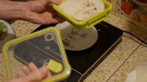 Контейнер для еды с клапаном. Распаковка, обзор, тест.