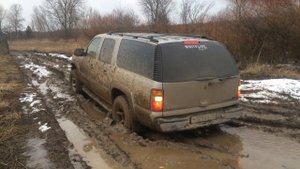 Chevrolet tahoe suburban in real Russia