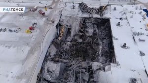 Что осталось от сгоревшего ТЦ Лента который тушили 11 часов. По предварительным данным убытки 3 млр