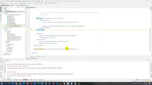 ? Solved Error: The application could not be installed: INSTALL_FAILED_MISSING_SHARED_LIBRARY смотреть онлайн