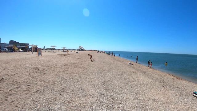 Азовское море! Станица Должанская (коса).Кемпинг "Солнечный берег".20.08.2023 год