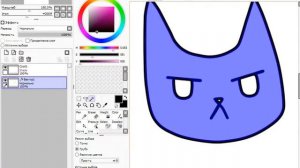 Как красить лайны  Paint Tool SAI