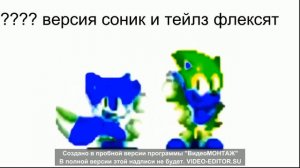 9 видов соник и тейлз флексят (в честь 500 просмотров! :))