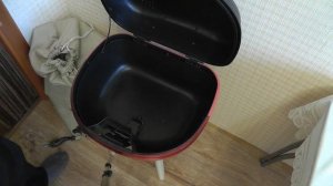 Испытание мягкого кофра на мотоцикл