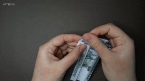 Денежный домик ? Простое оригами из денежной купюры своими руками • Money Origami House