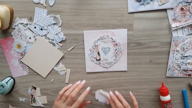 TUTORIAL | ELODIE - Mintay Papers | Wedding card | DIY | craft смотреть онлайн