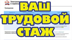 Как узнать трудовой стаж и баллы для пенсии через госуслуги или в пенсионном фонде