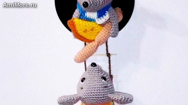 Амигуруми: схема Мышки воришки. Игрушки вязаные крючком - Free Crochet Patterns.
