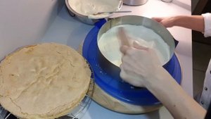 Торт с манго-маскарпонэ кремом(Mangocreme)