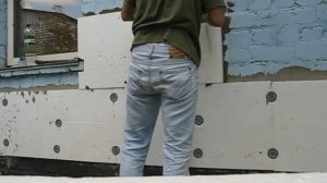 Утепление наружной стены пенополистирольными плитами, ч. 2