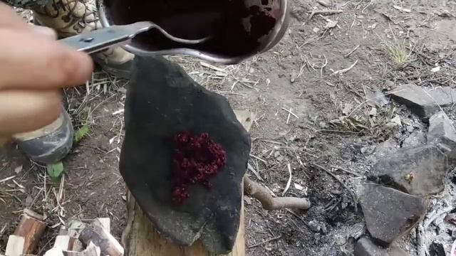 Лесная кухня  Лепёшка из черёмухи (перезалив)