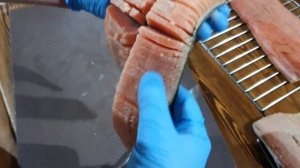 Юкола из красной рыбы, просто и вкусно