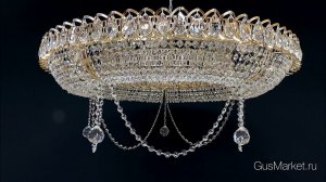 Хрустальная люстра Кольцо. д85 см