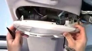 Mercedes 211/219 СНЯТИЕ плафона освещения  ПОТОЛОЧНАЯ БЛОК ПАНЕЛЬ УПРАВЛЕНИЯ