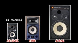 JBL 4312M2  ・  4306  ・  4312G  ( JBL 3モデル 聴き比べ  空気録音 )
