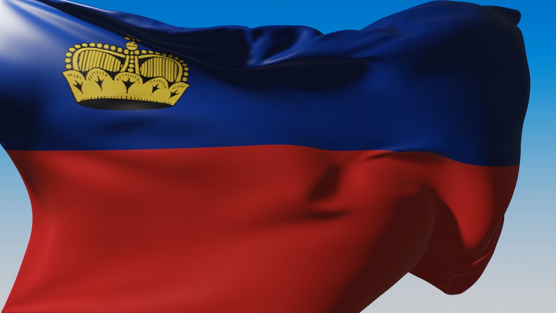 Флаг Лихтенштейна