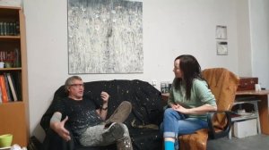 В мастерской художника Юры Первушина