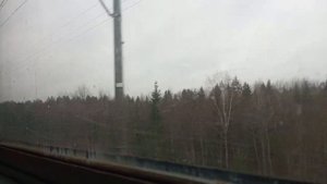 Поездка на ЭД4М 0129 "Сиверская-Татьянино"