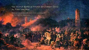 The Second Battle of Polotsk 19 October 1812 by Peter von Hess