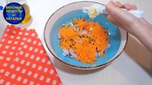 Вкусный салат из соленых огурцов. Рецепт салата без майонеза.