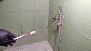 Чистим  швы  кафель   АВТОПАСТА  и   СОДА