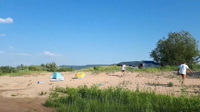 Где в Тольятти отдохнуть на берегу чистой Волги. Полуостров Копылово. смотреть онлайн